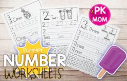 Preschool Math: All About The Number 3