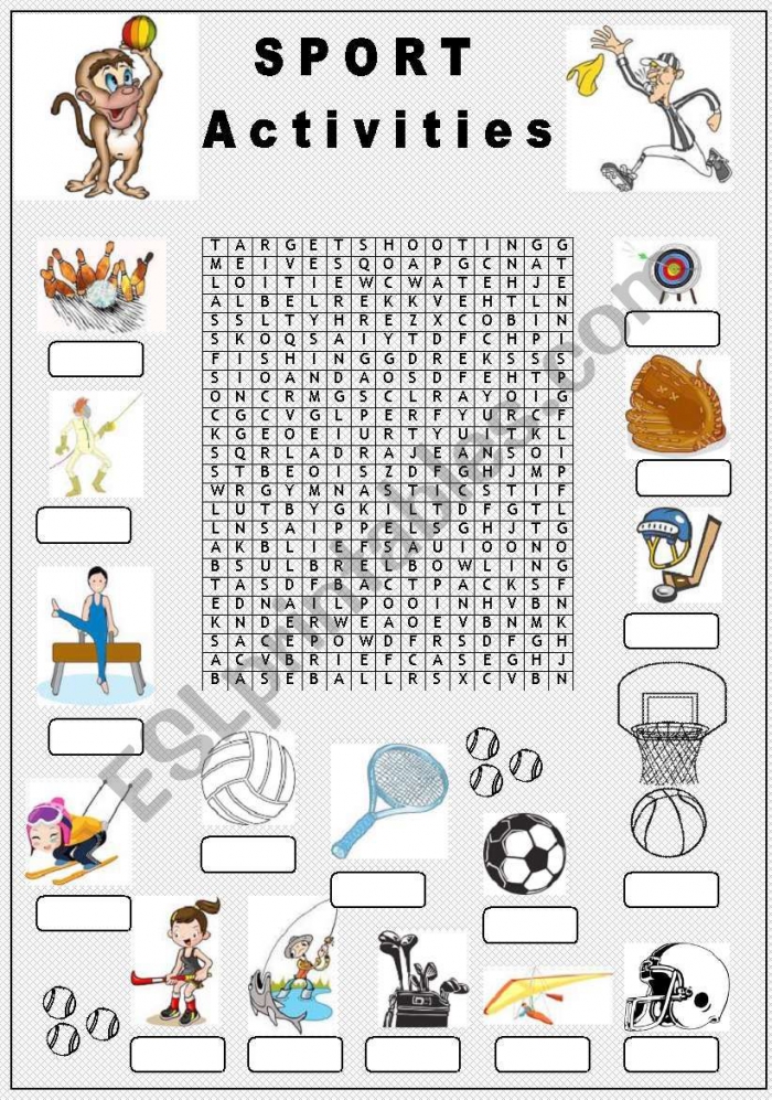 Sports Word Search
