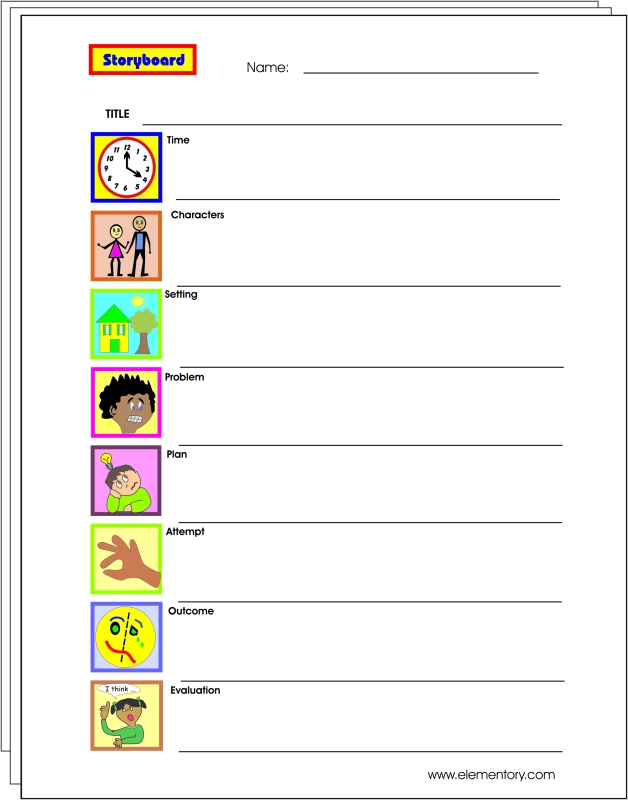 Storyboard Worksheets
