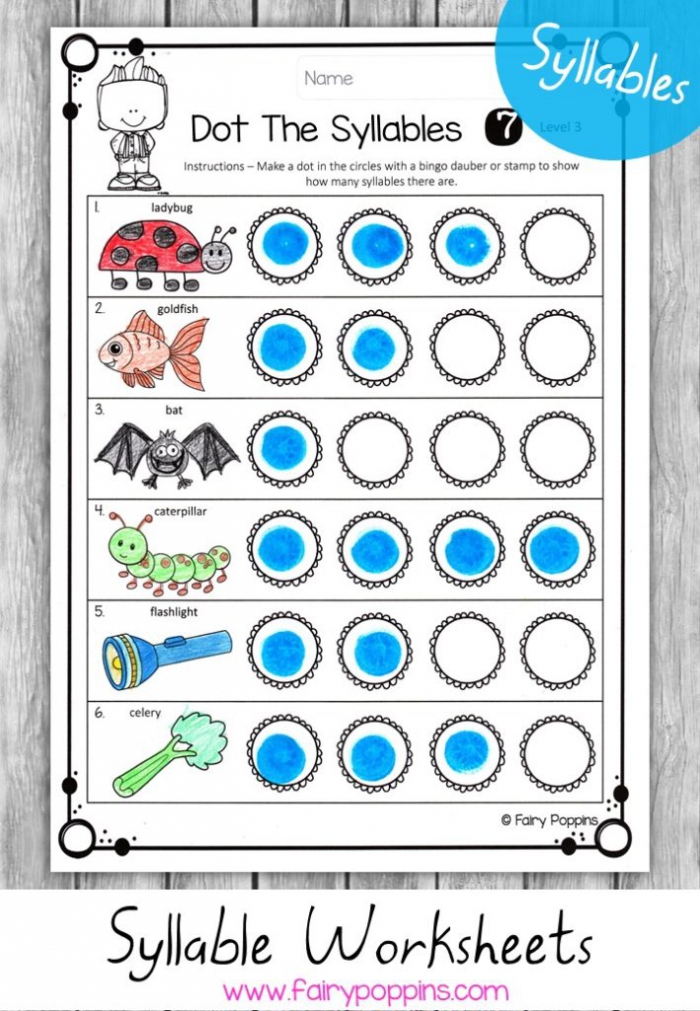Syllable Games And Activities