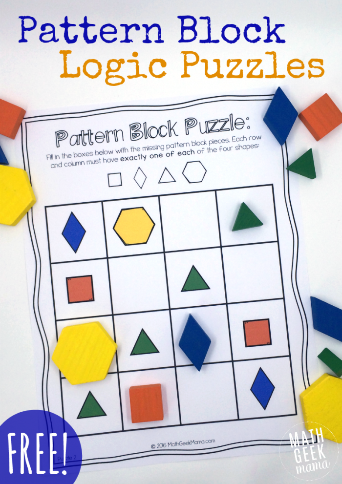 Pattern Block Puzzles Free
