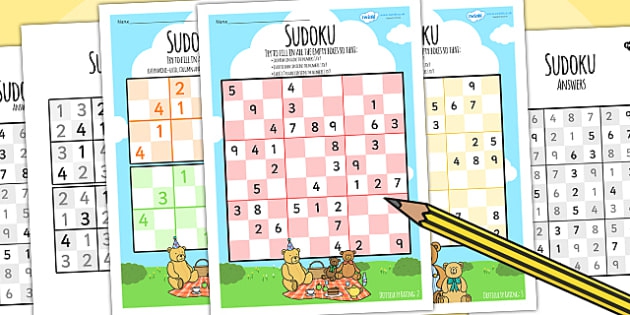 Printable Sudoku For Kids