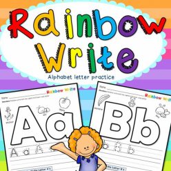 Rainbow Letters! Practice Writing Uppercase Letters