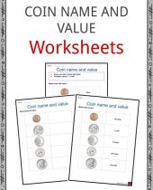 Coin Name Value Worksheets