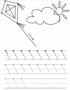 Match The Seasons: Trace The Diagonal Lines