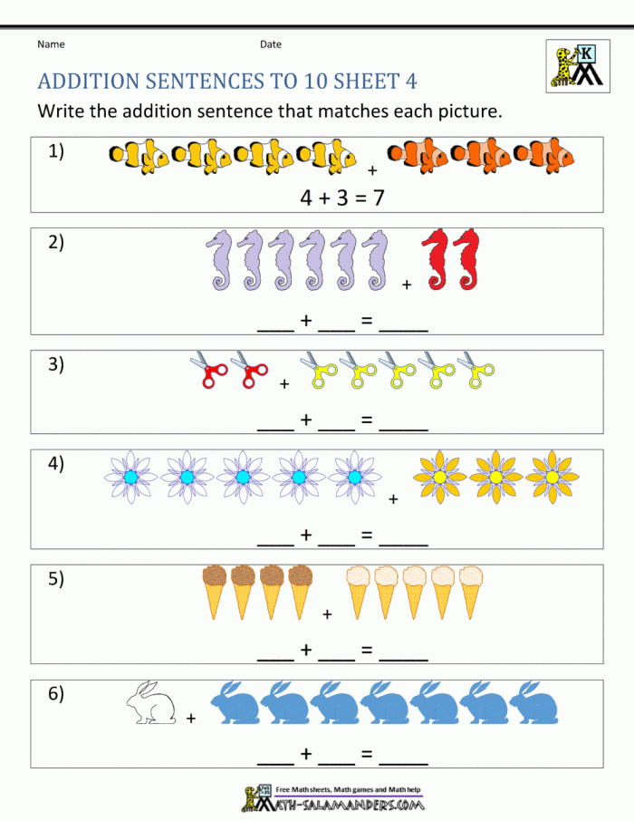 Free Worksheets To Teach Basic Skills To Your Kids