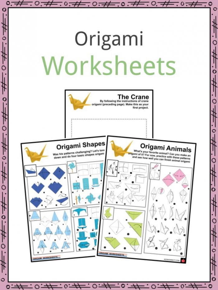 Origami Facts Worksheets Origins Modern Origami For Kids
