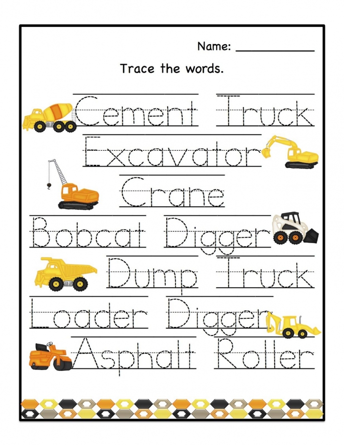Preschool Printables August