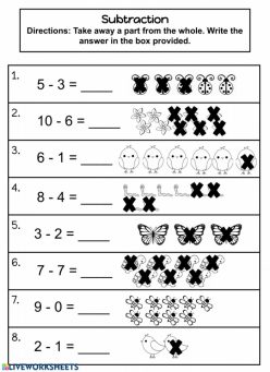 Let Subtract 1 To 10!