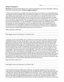 Finding The Theme