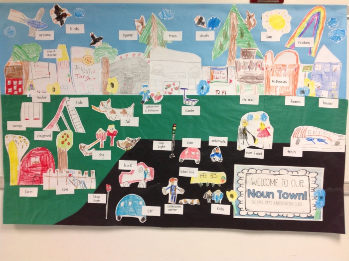 Welcome To Noun Town At Prairie View Grade School Kindergarteners