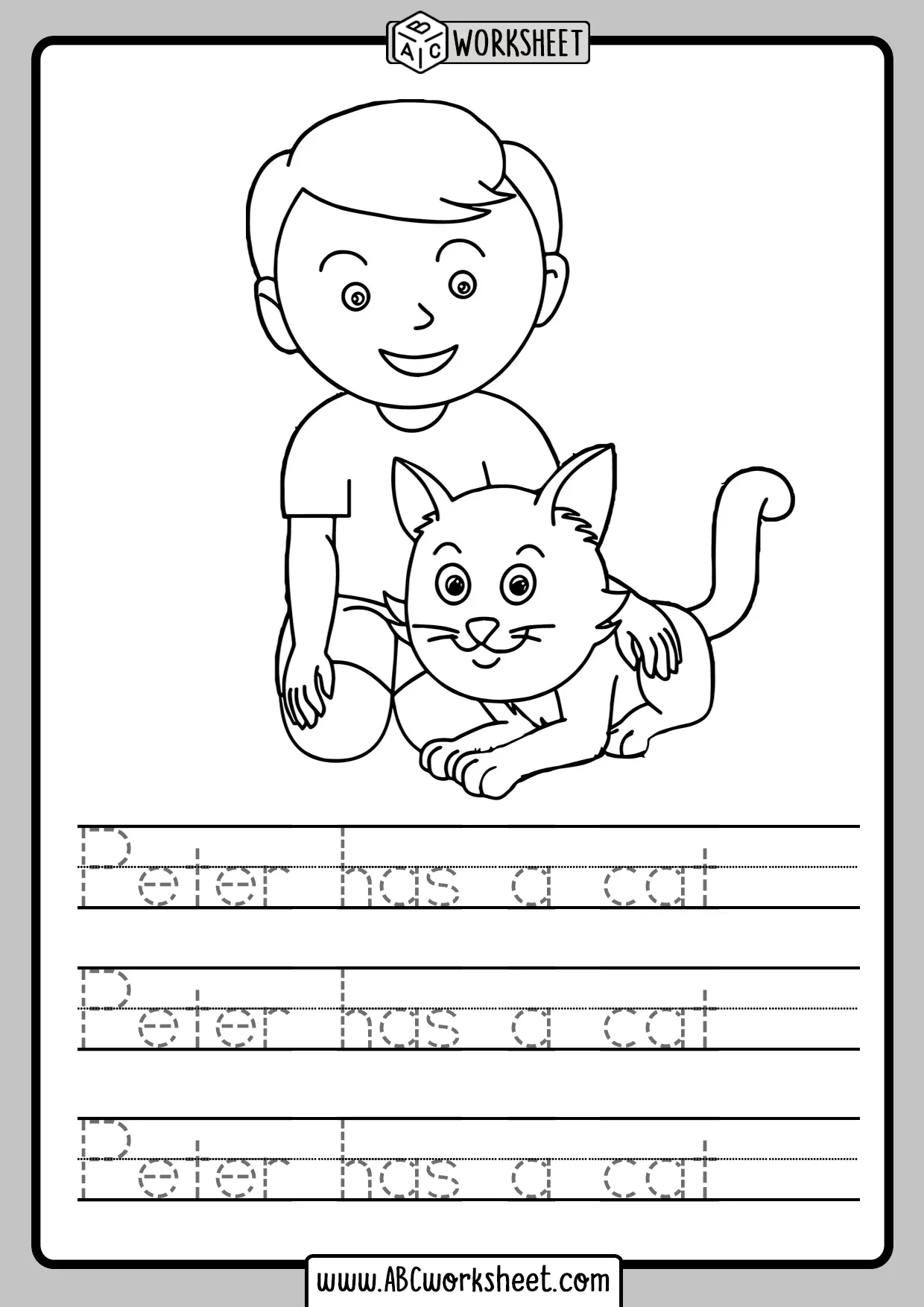 Handwriting Worksheets For Kindergarten